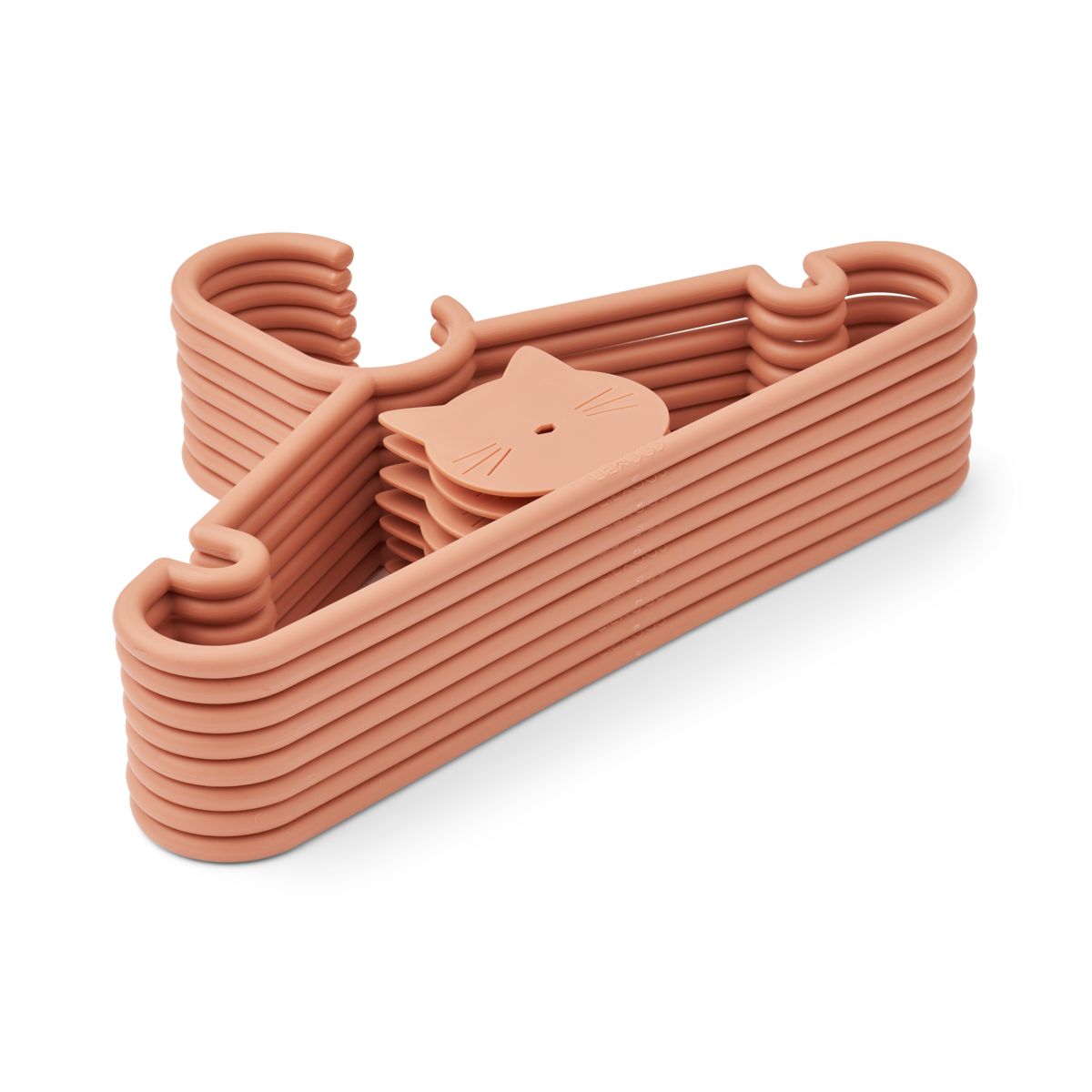 Liewood Cintre avec détails animaux Falton lot de 8 - Tuscany rose - Porte-manteau