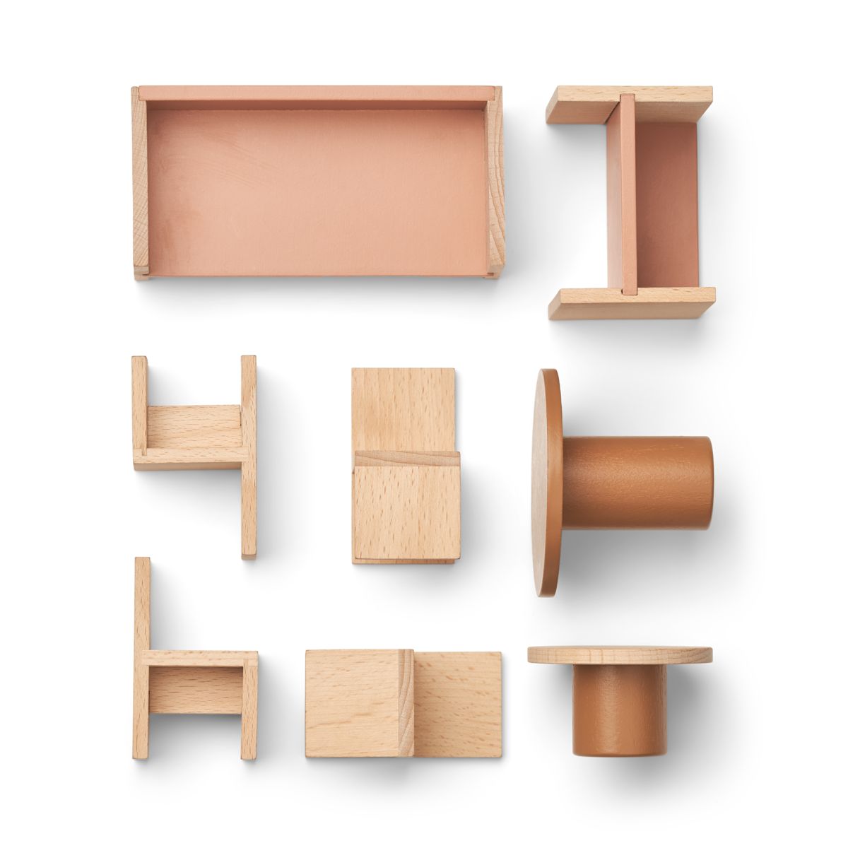 Liewood Meubles de maison de poupée Gillian - Rose mix - Maison de jeux & accessoires