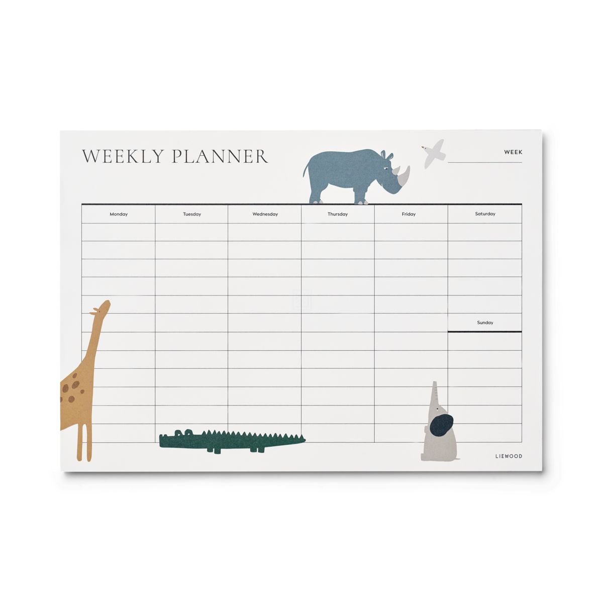 Liewood Agenda semainier Kirby - All together / Sandy - Calendrier