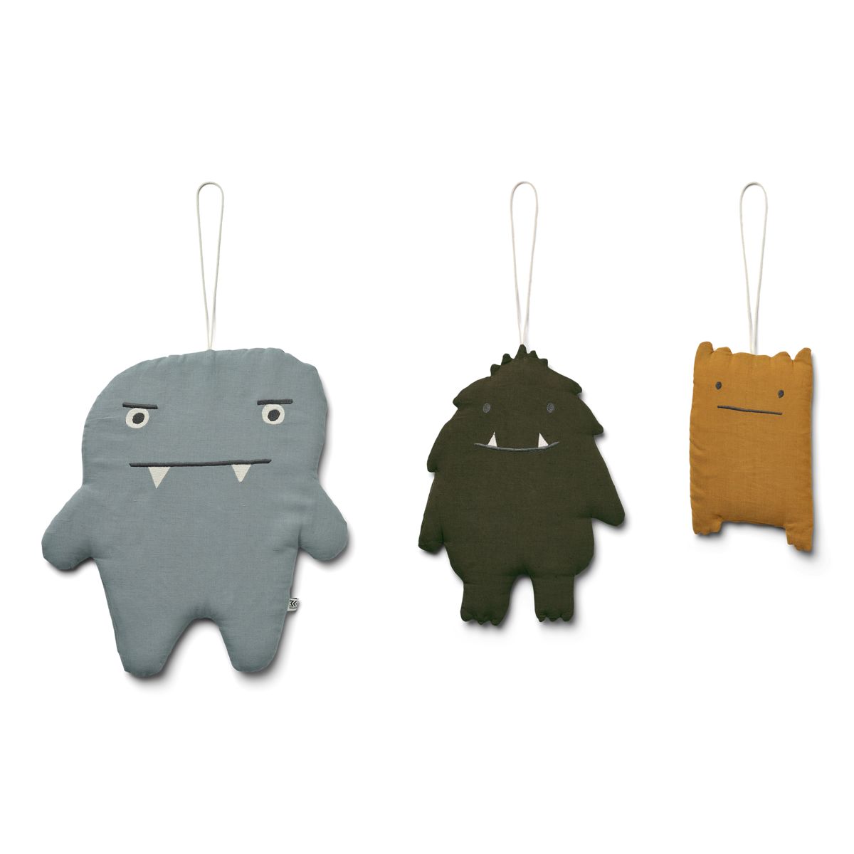 Liewood Décorations murale Leonardo - Monsters Blue mix - Murale