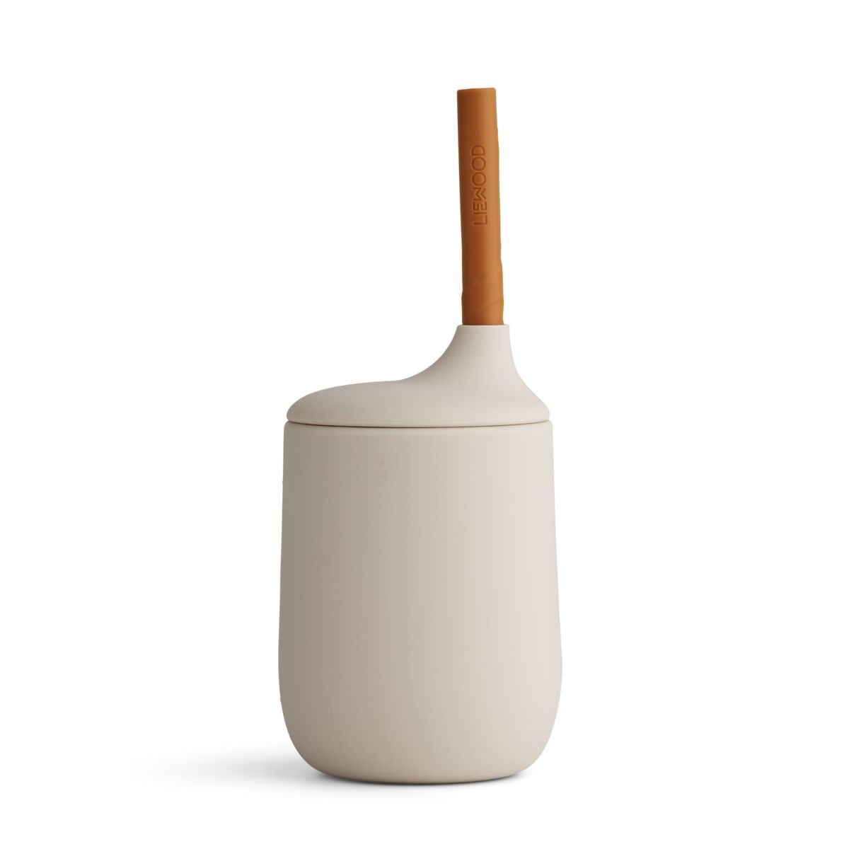 Liewood Gobelet avec paille Ellis - Sandy / Mustard mix - Gobelet