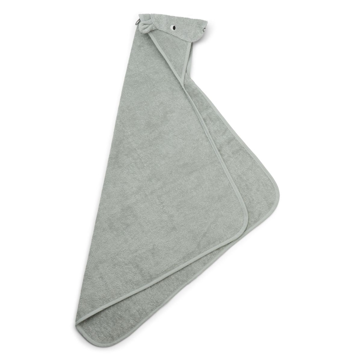 Liewood Serviette bébé à capuche Albert - Hippo dove blue - Serviettes / Gants de toilettes