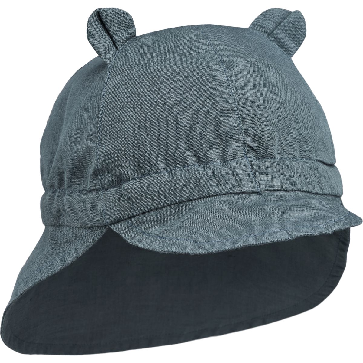 Liewood Chapeau de soleil en lin Gorm - Whale blue - Chapeaux & Casquettes