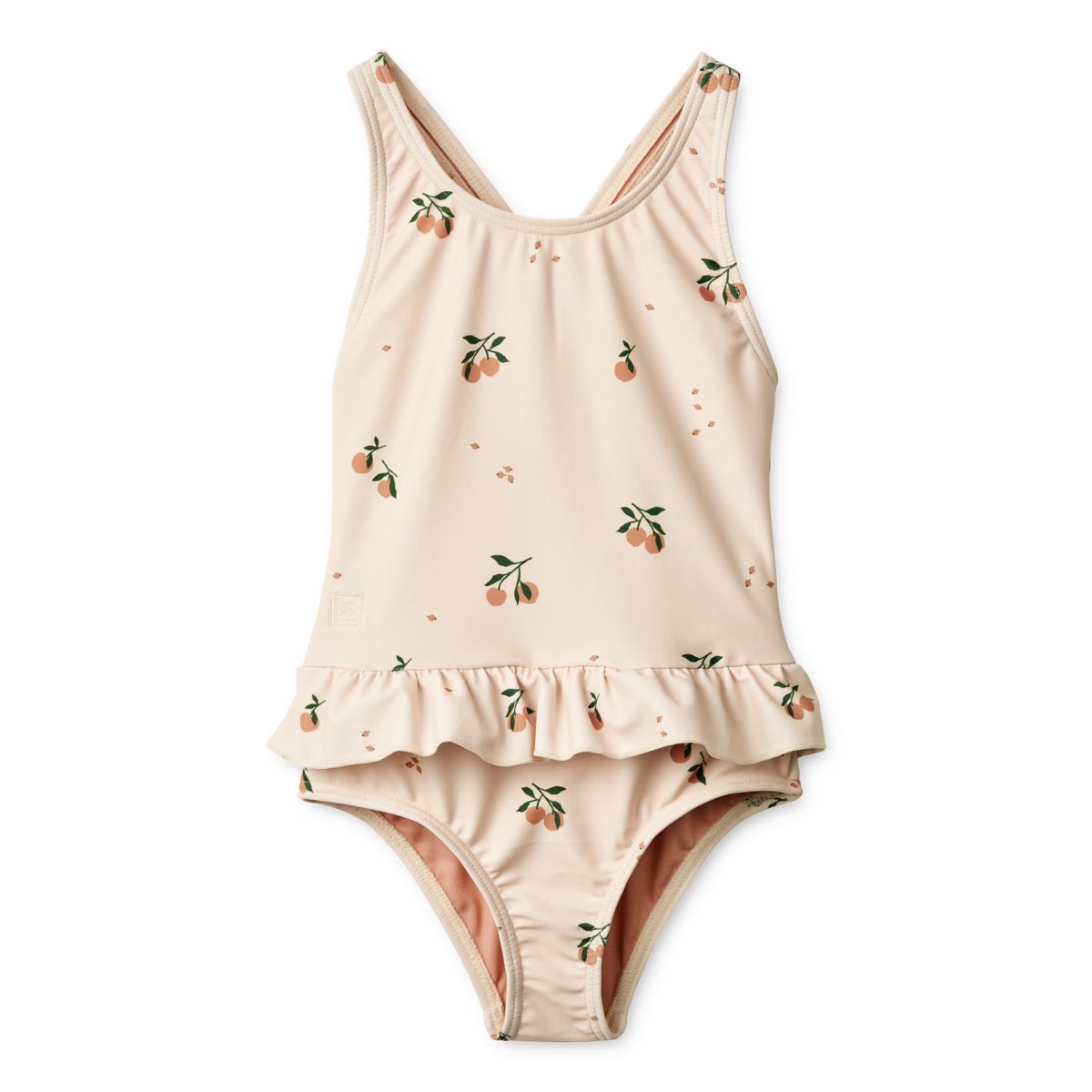 Liewood Maillot de bain seersucker Amara - Peach / Sea shell - Maillot de bain