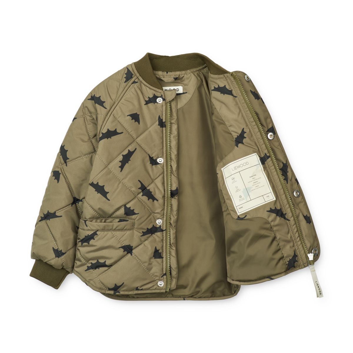 Liewood Ensemble Thermique Anniston Junior - Bats / Khaki - Ensemble