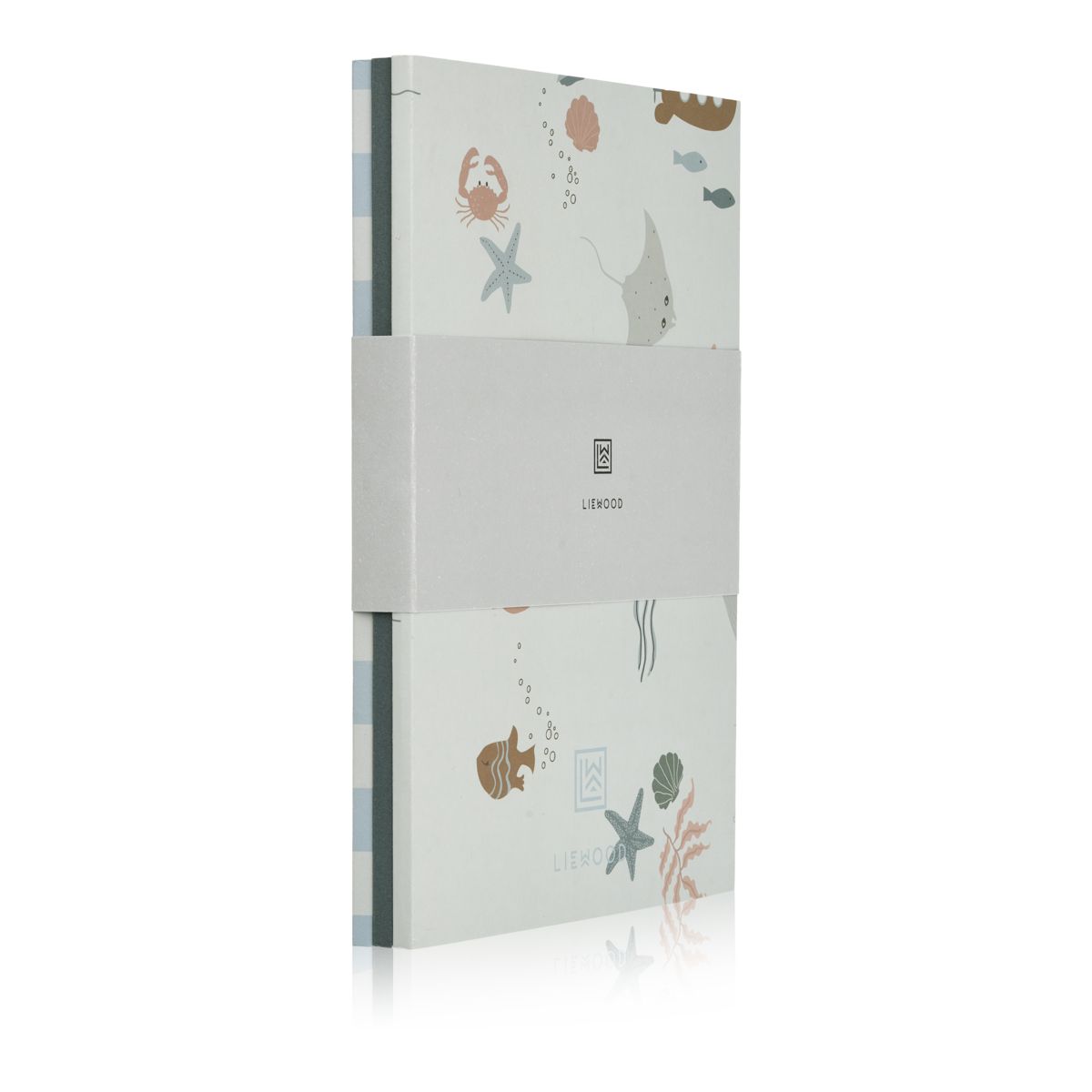 Liewood Carnets Sidney - Sea creature / Stripe mix - Carnets