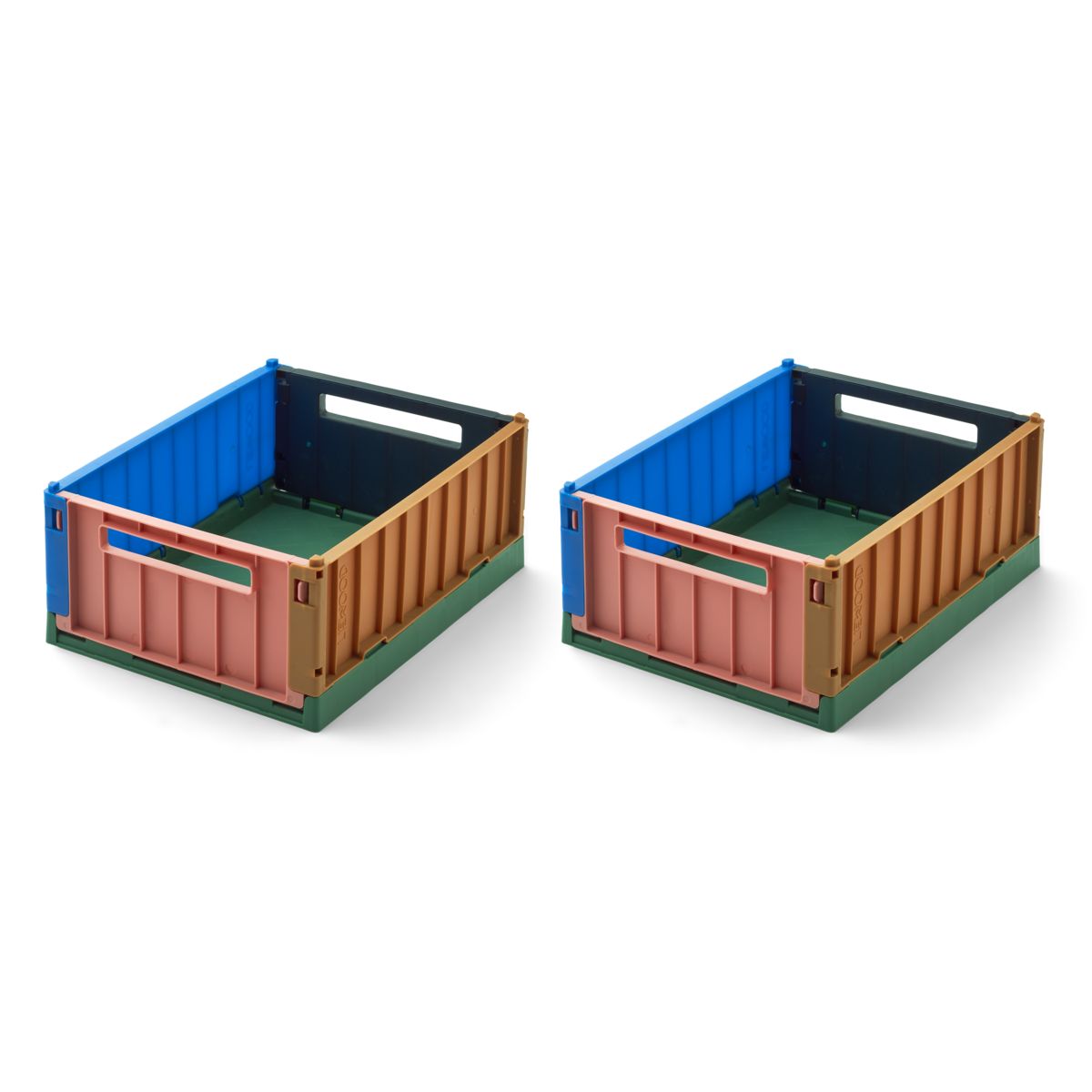 Liewood Boîtes de Rangement WESTON Taille S, Lot de 2 - Eden multi mix - Boîtes de rangement