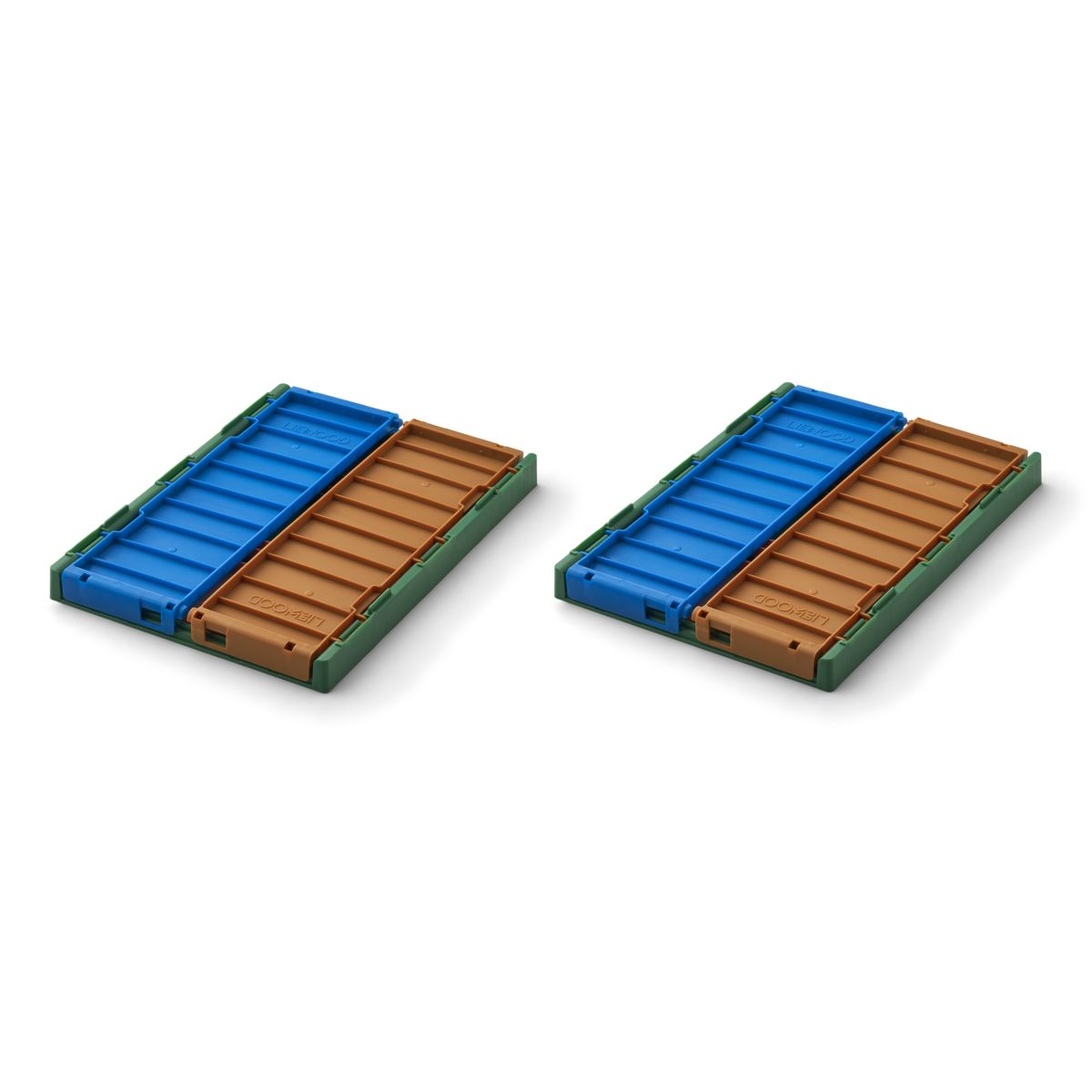 Liewood Boîtes de Rangement WESTON Taille S, Lot de 2 - Eden multi mix - Boîtes de rangement