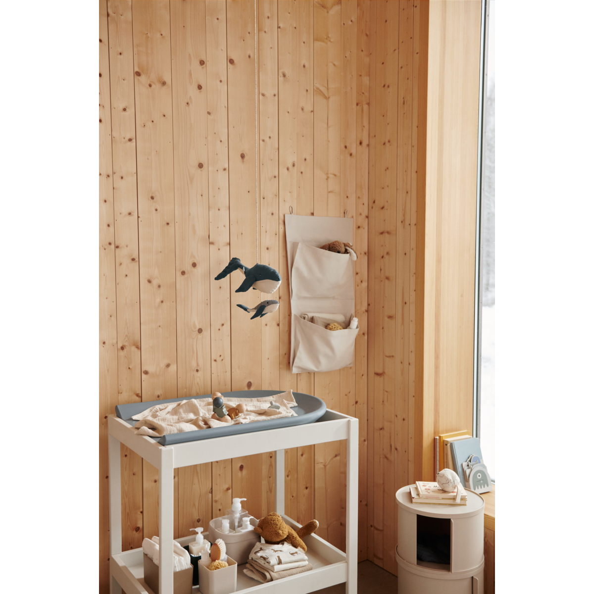Liewood Table de chevet Damien - Sandy - Table de chevet