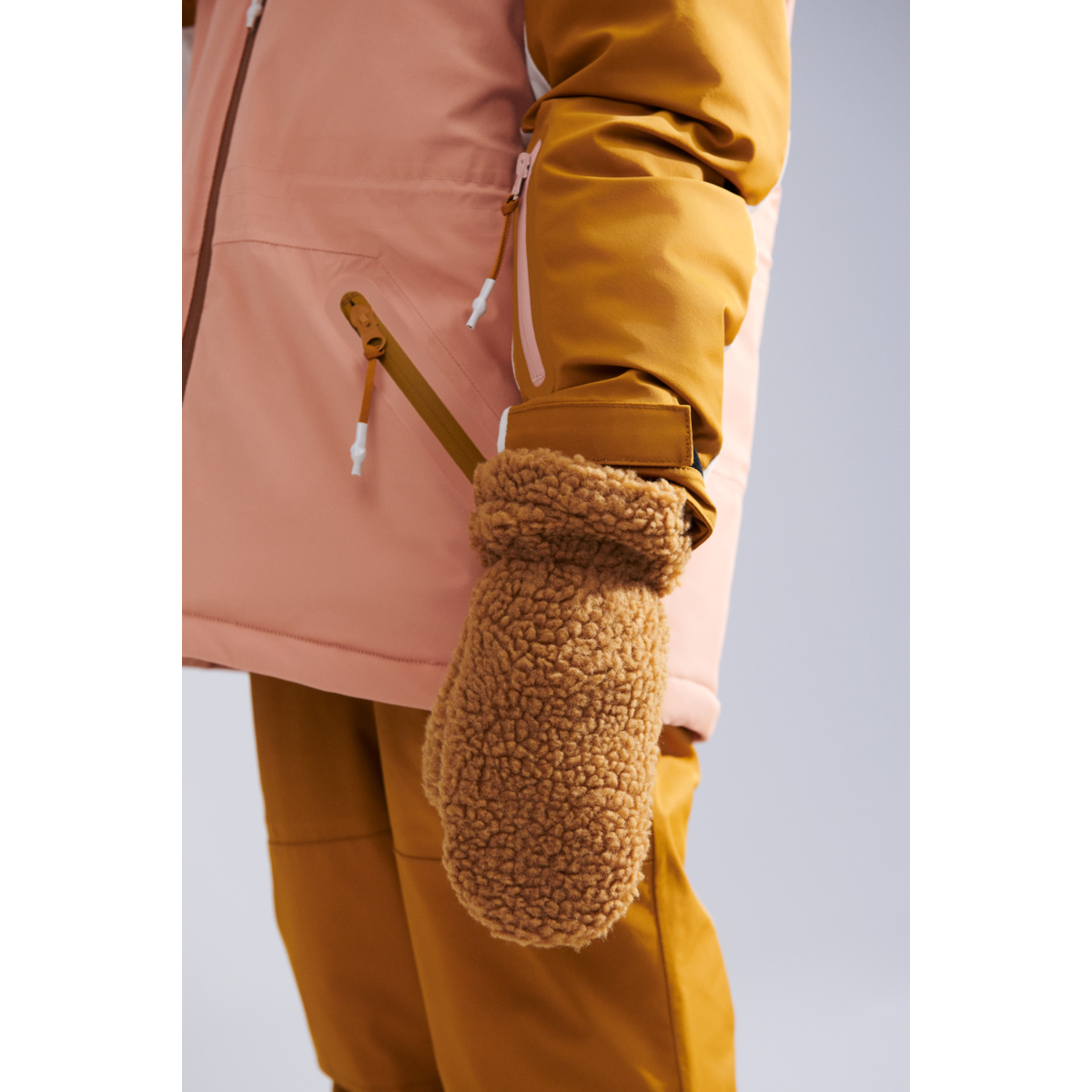 Gants Polaire GRETHE - Golden caramel