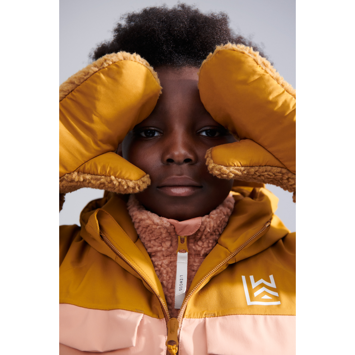 Gants Polaire GRETHE - Golden caramel