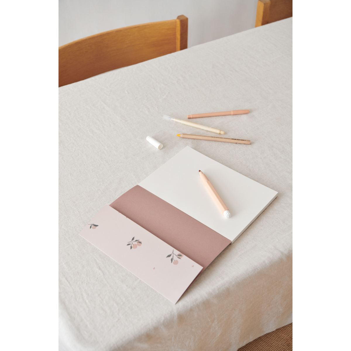 Liewood Carnet Jae moyen - Peach / Sea shell - Carnets