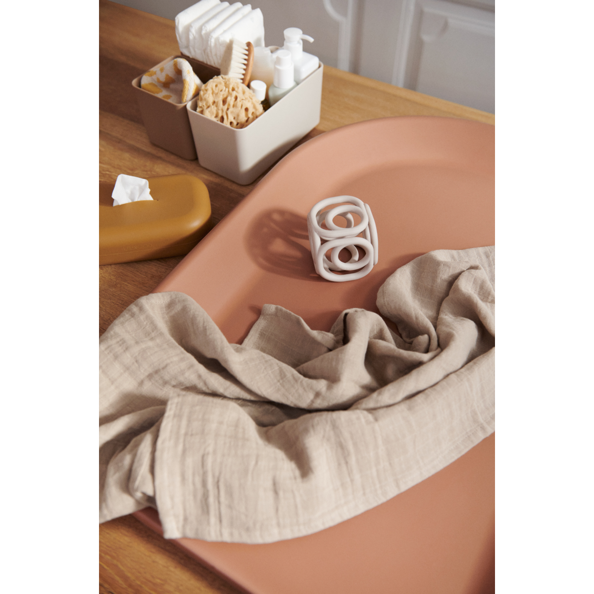 Liewood Matelas à langer Cille - Sandy - Matelas à langer