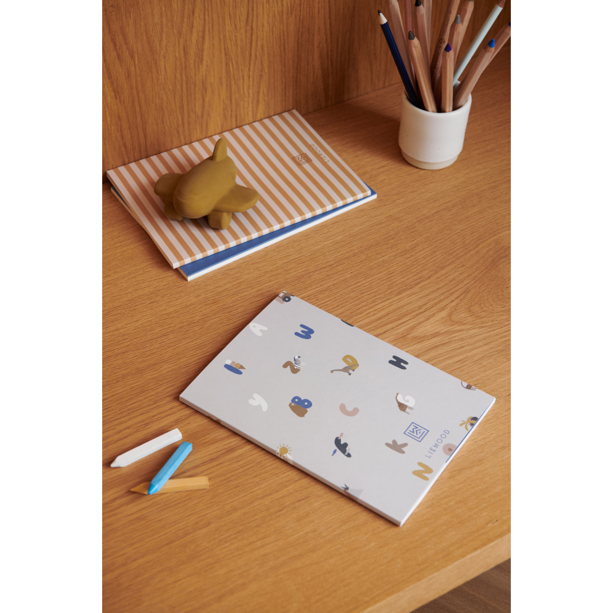 Carnets Sidney - Alphabet / Stripe mix
