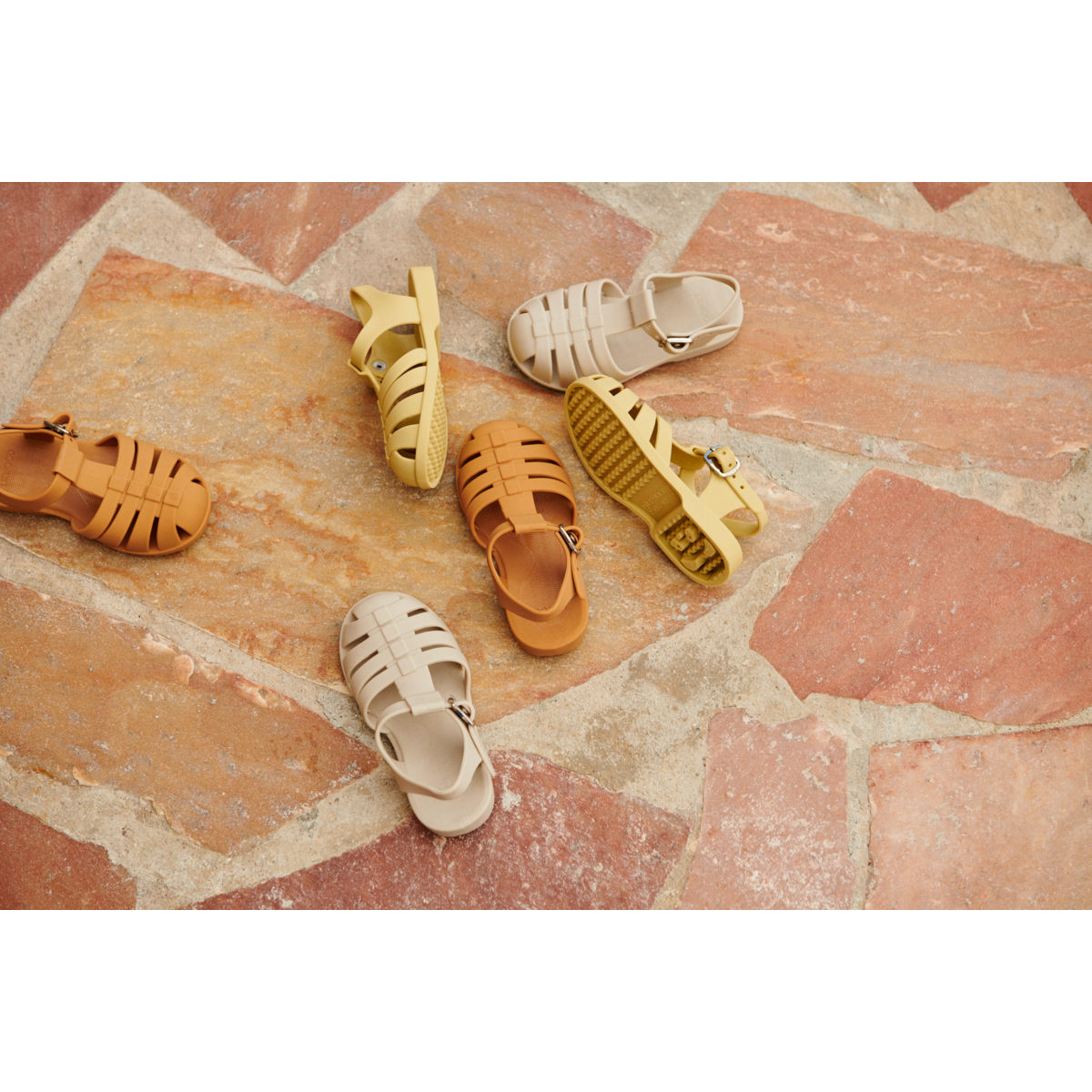 Sandales de plage Bre - Mustard
