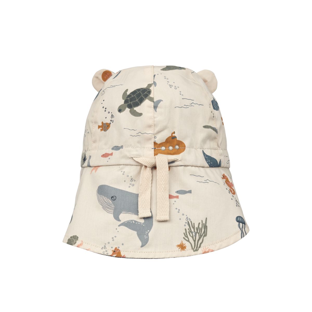 Liewood Chapeau de soleil réversible Gorm - Sea creature / Sandy - Chapeaux & Casquettes