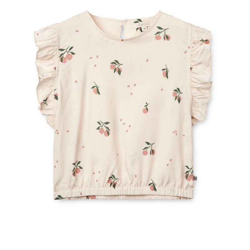 Liewood Haut EMERY imprimé en viscose - Peach / Sea shell - Top