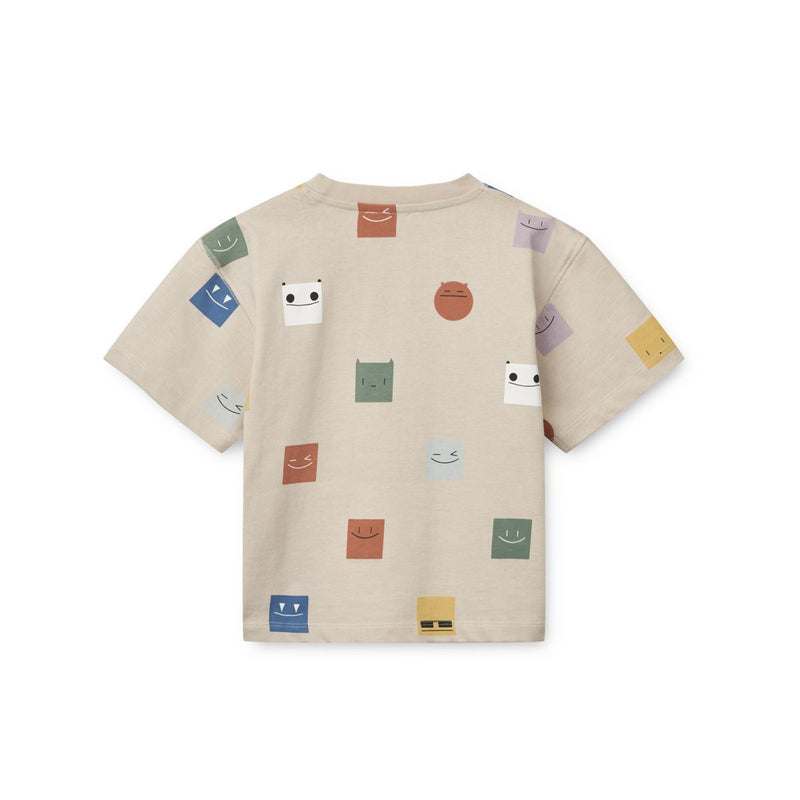 Liewood T-shirt TYLER à manches courtes imprimé - Smiley / Sandy - T-shirt