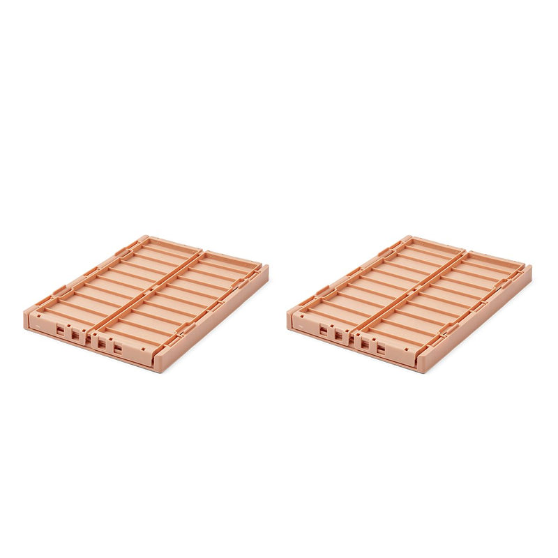 Liewood Boîtes de Rangement WESTON Taille M, Lot de 2 - Tuscany rose - Boîtes de rangement