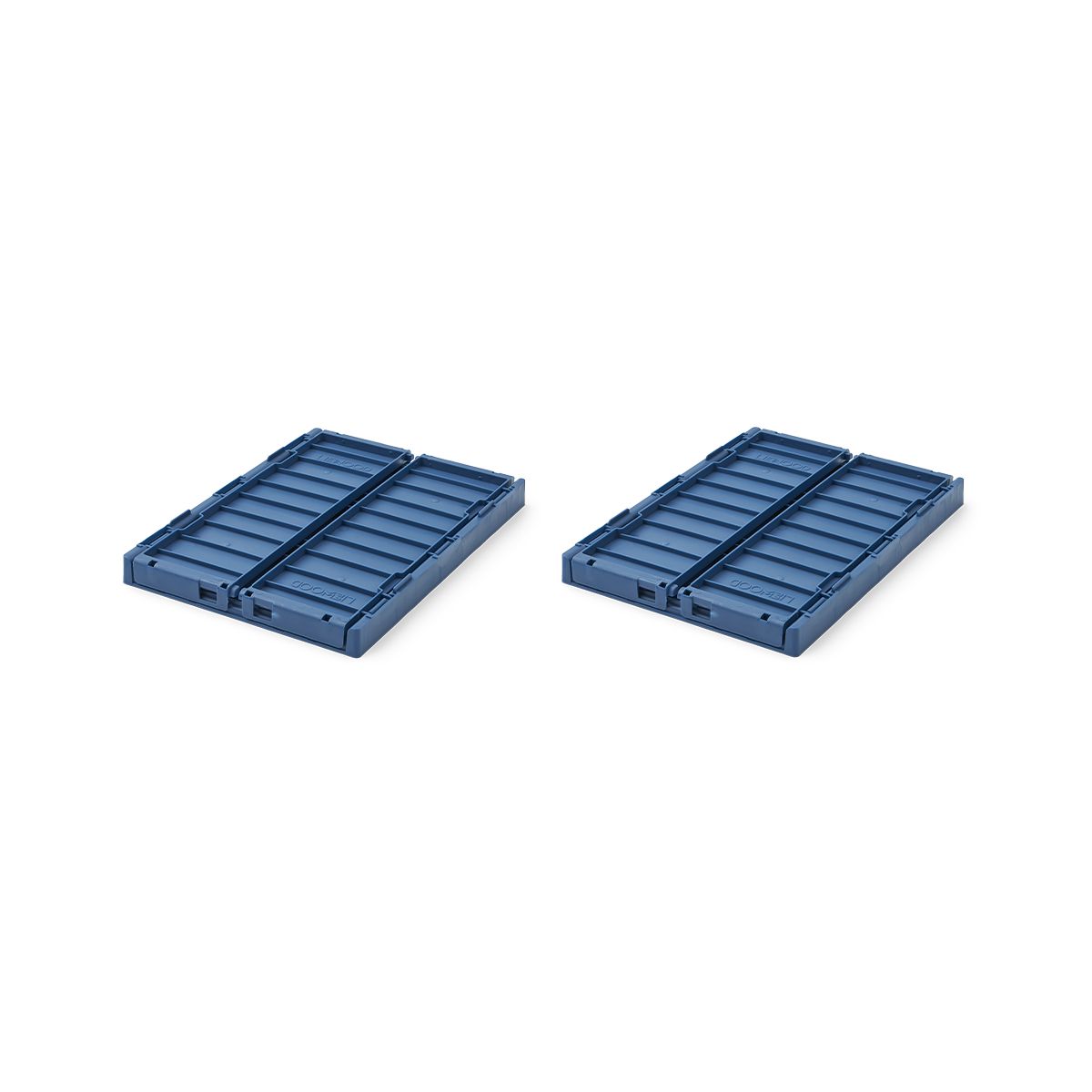 Liewood Boîtes de Rangement WESTON Taille S, Lot de 2 - Indigo blue - Boîtes de rangement
