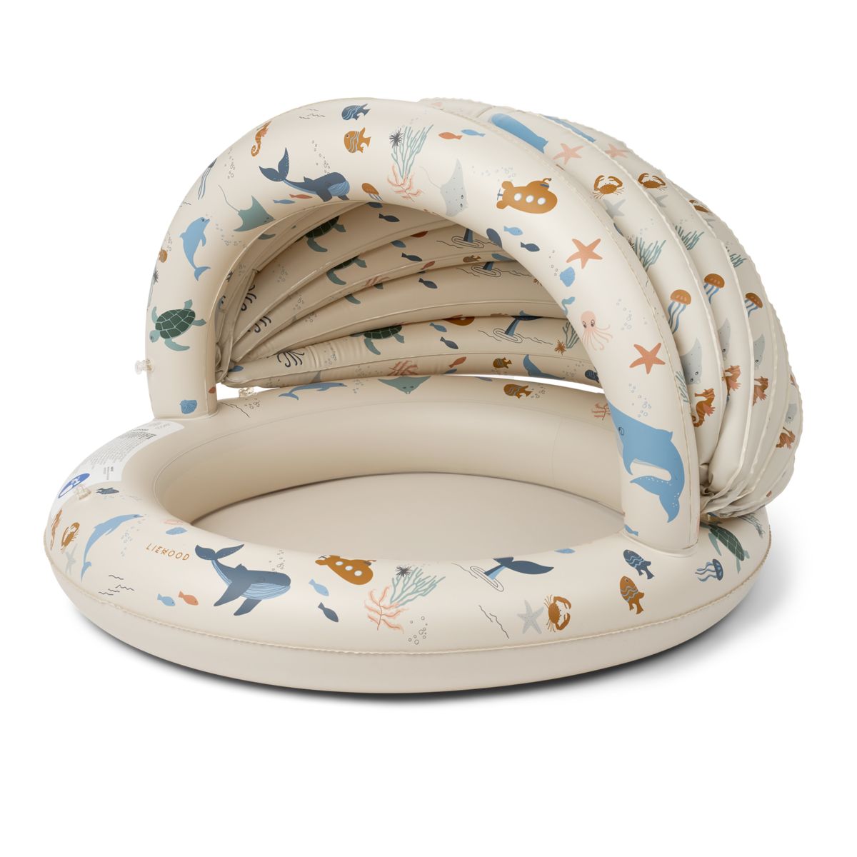 Liewood Piscine à Baldaquin HADLEIA - Sea creature / Sandy - Piscine