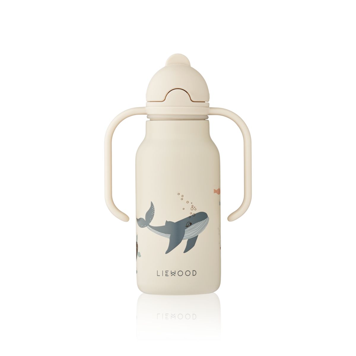 Liewood Bouteille à Imprimé KIMMIE 250 ml - Sea creature / Sandy - Goude eau