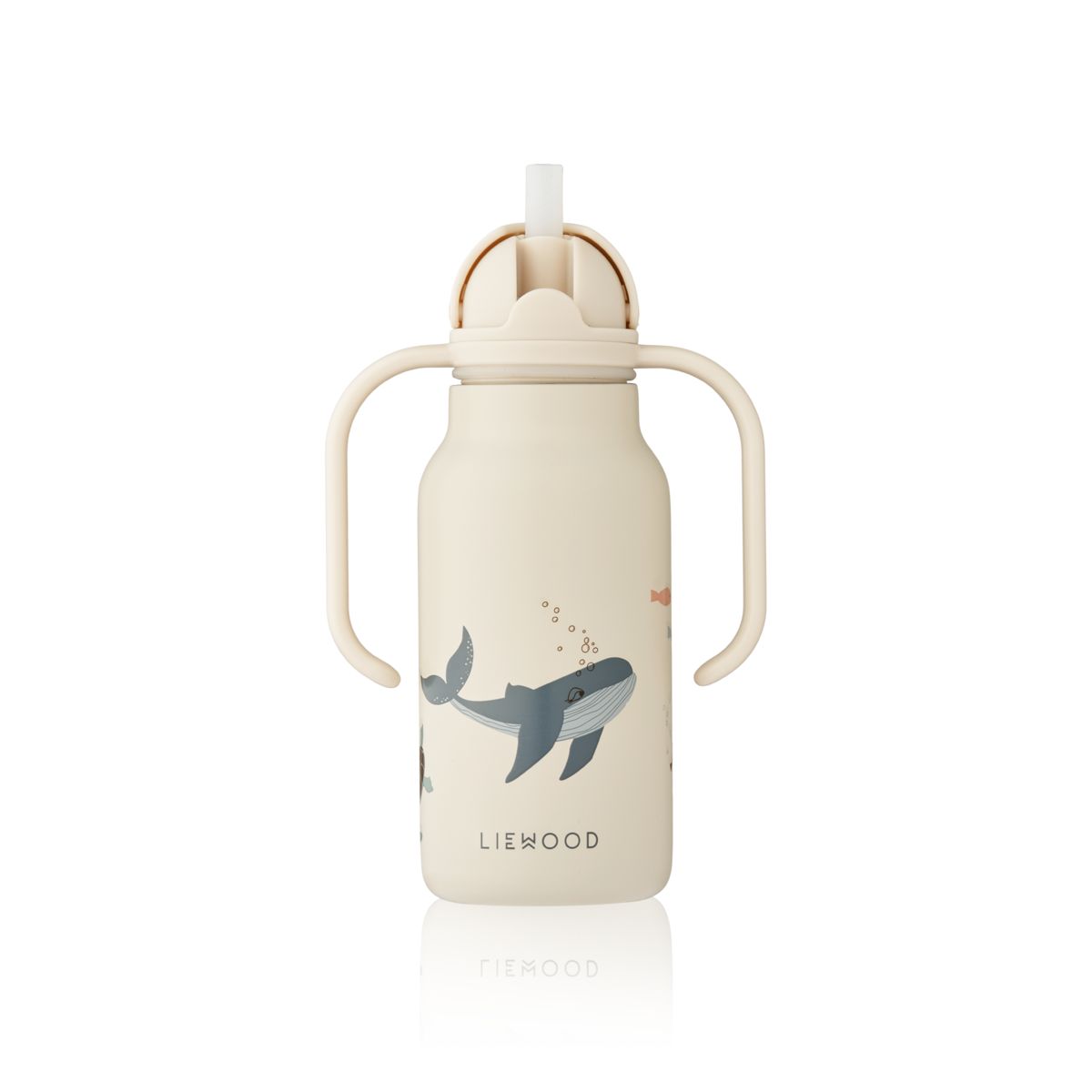 Liewood Bouteille à Imprimé KIMMIE 250 ml - Sea creature / Sandy - Goude eau