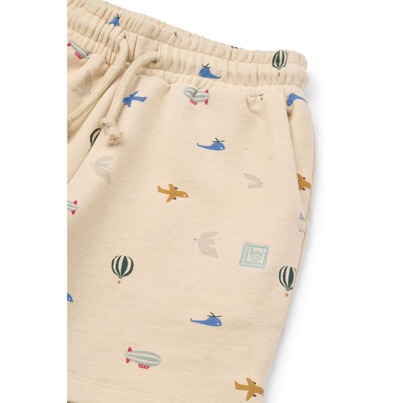 Liewood Short de Survêtement Imprimé GRAM - Aviator / Ecru - Shorts