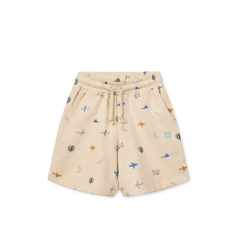 Liewood Short de Survêtement Imprimé GRAM - Aviator / Ecru - Shorts