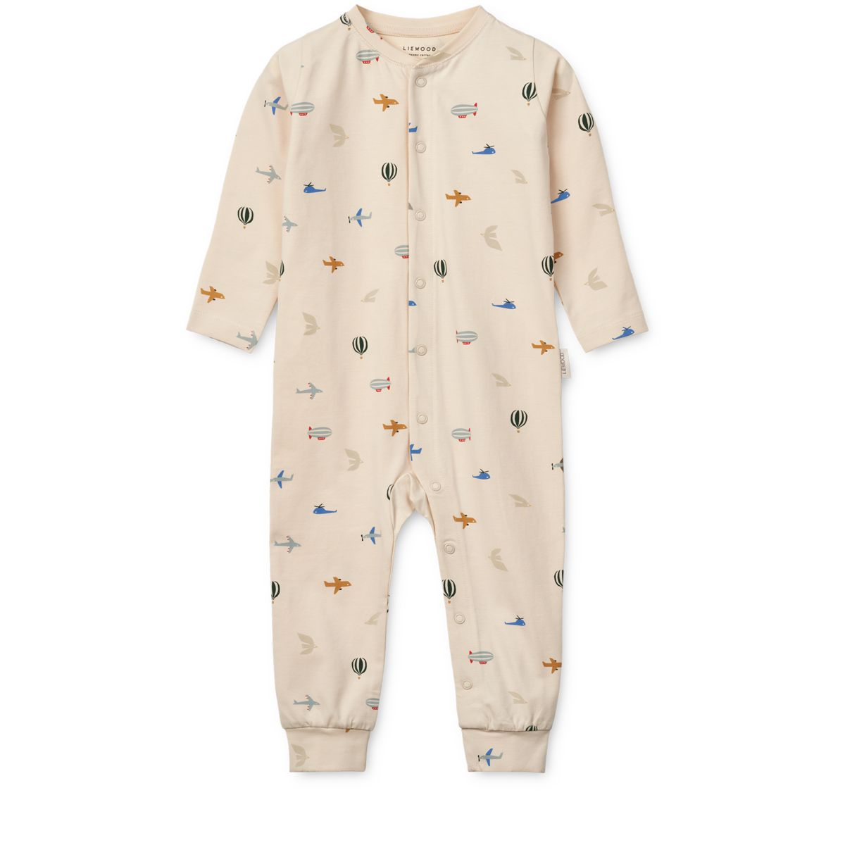 Liewood Combinaison pyjama imprimée BIRK - Aviator / Ecru - Combinaison de pyjama