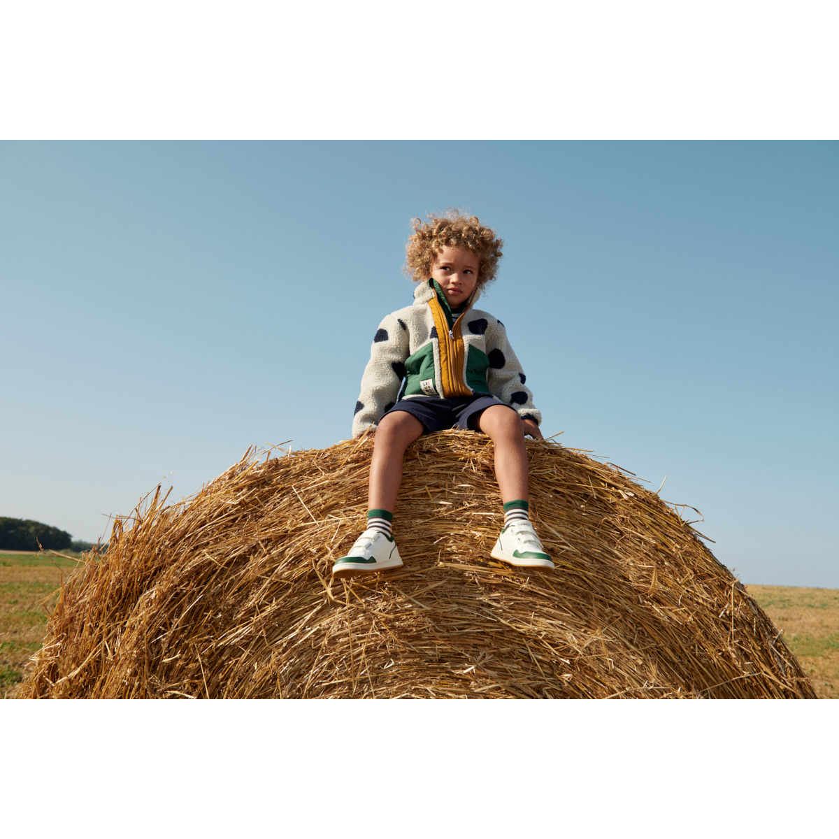 Liewood Veste Polaire NOAM - Spot dots / Mist - Veste