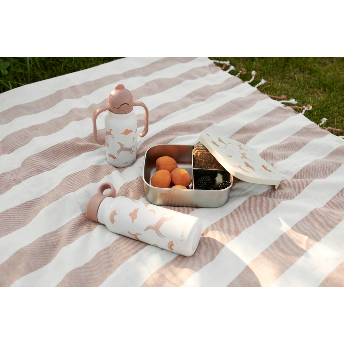 Liewood Bouteille à Imprimé KIMMIE 250 ml - Dream / Ecru - Goude eau