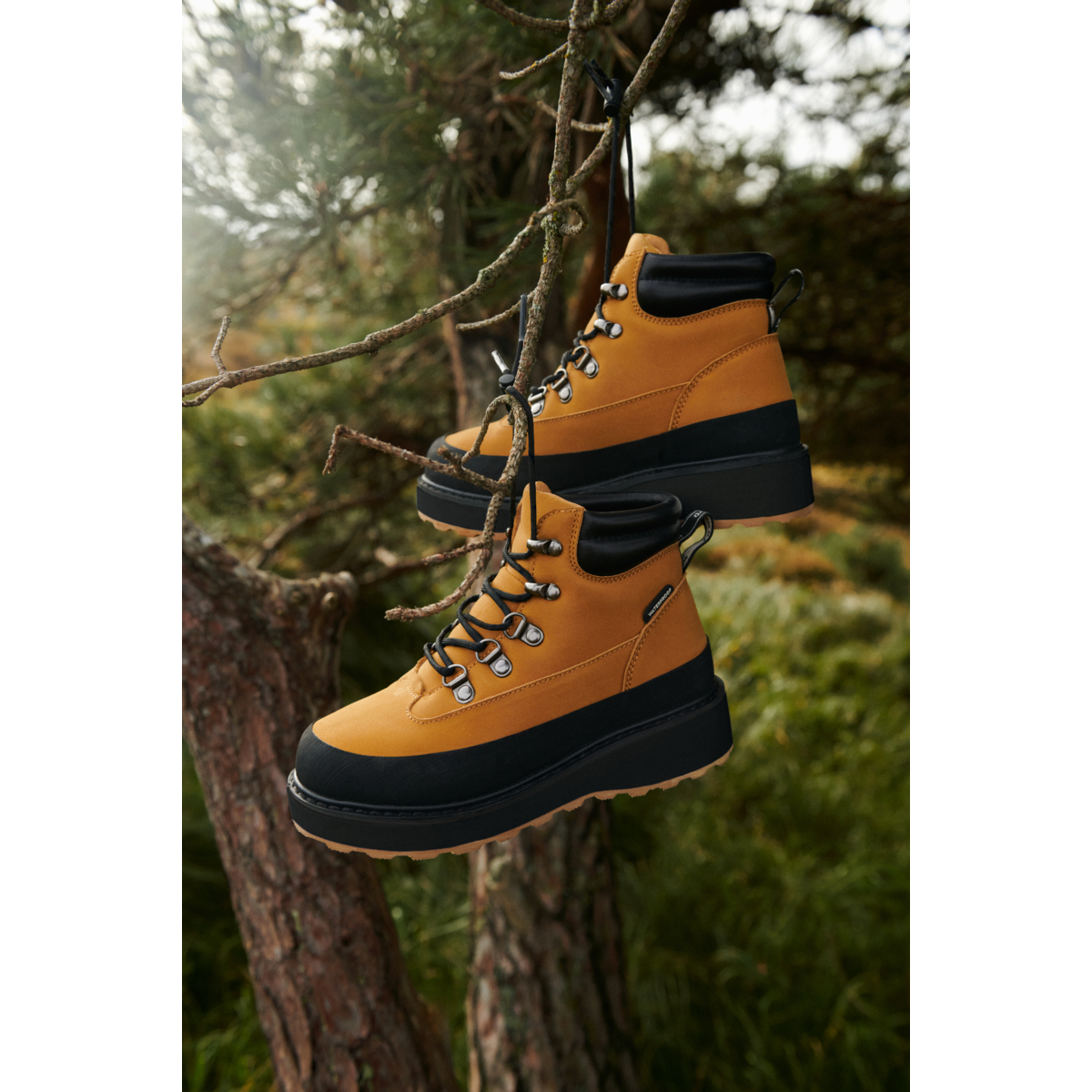 Liewood Botte en cuir Lucien - Golden caramel / Black - Botte