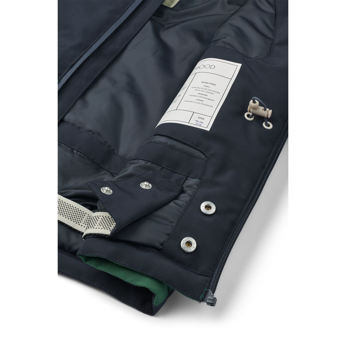 Liewood Kalle winter jacket - Classic navy / Garden green - JACKET