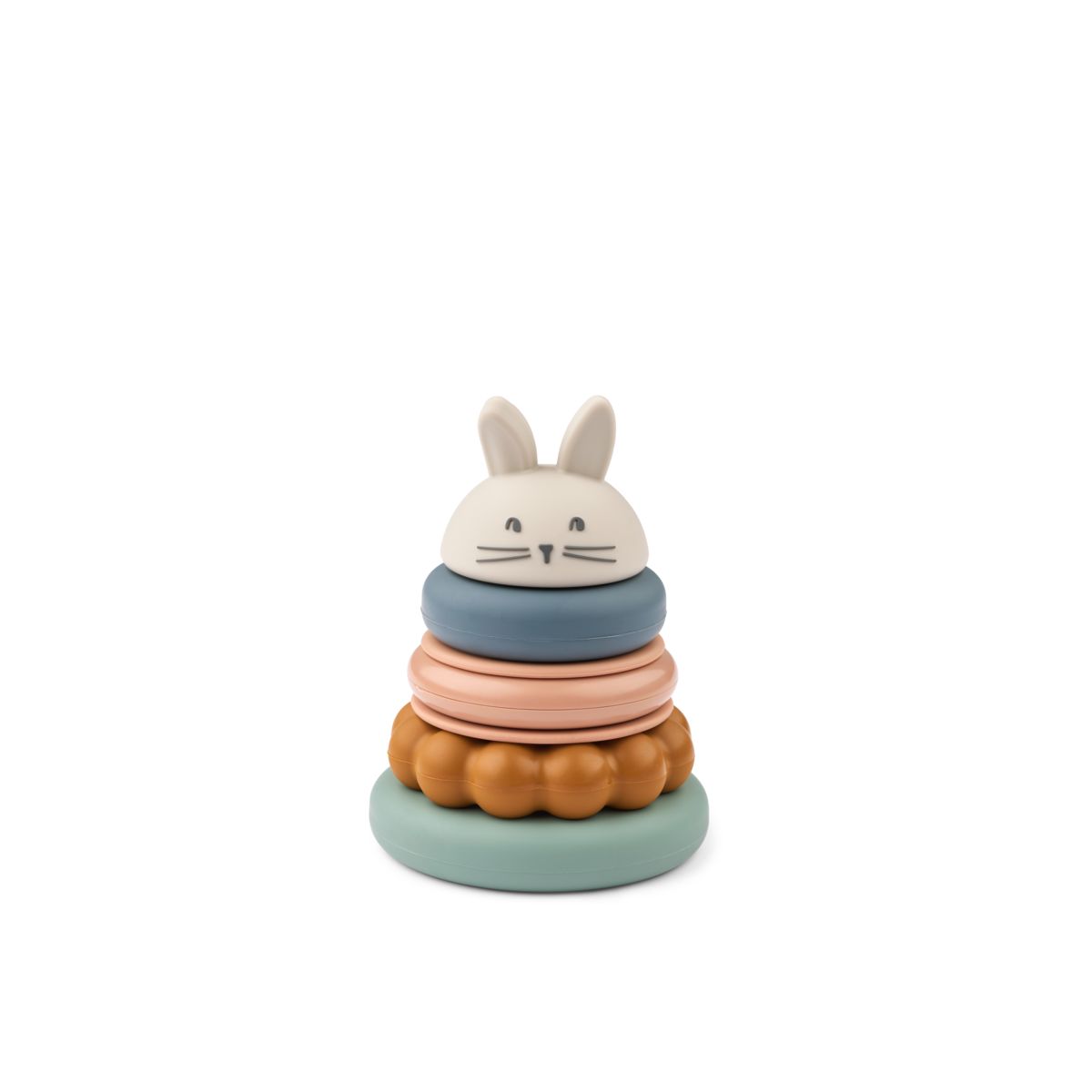 Tour d'Empilage en Silicone DONATA - Sandy multi mix