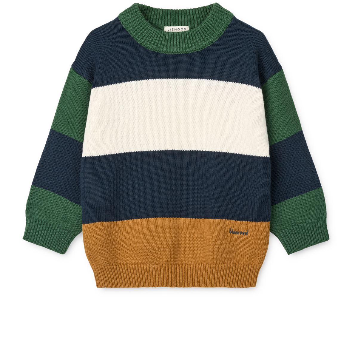 Liewood Orlane Striped Knit Jumper - Classic navy multi mix - JUMPER
