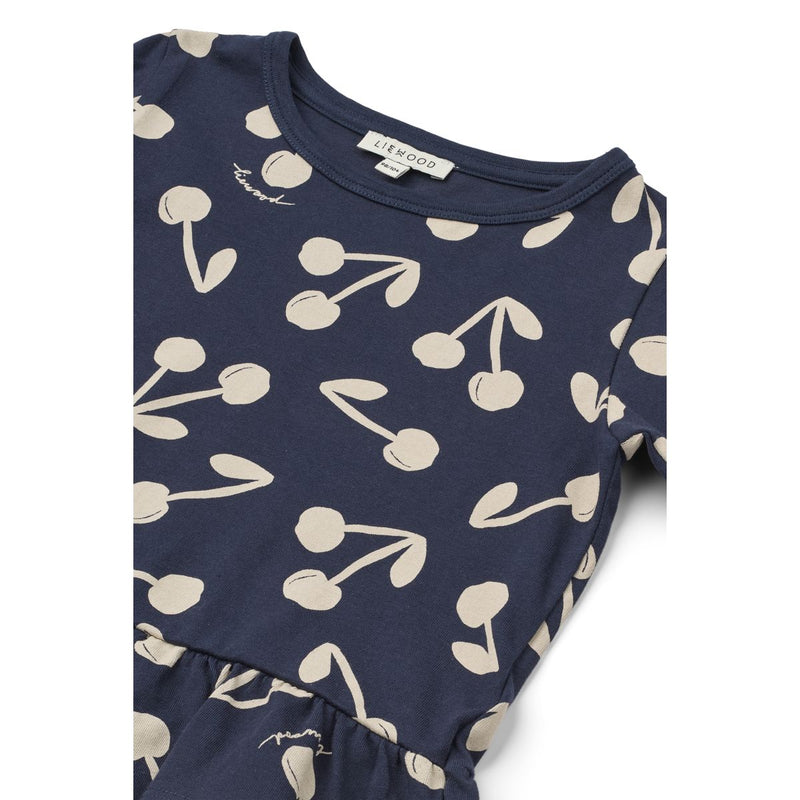 Liewood Margit Printed Longsleeve T-shirt - Cherry blossom / Classic navy - T-shirt