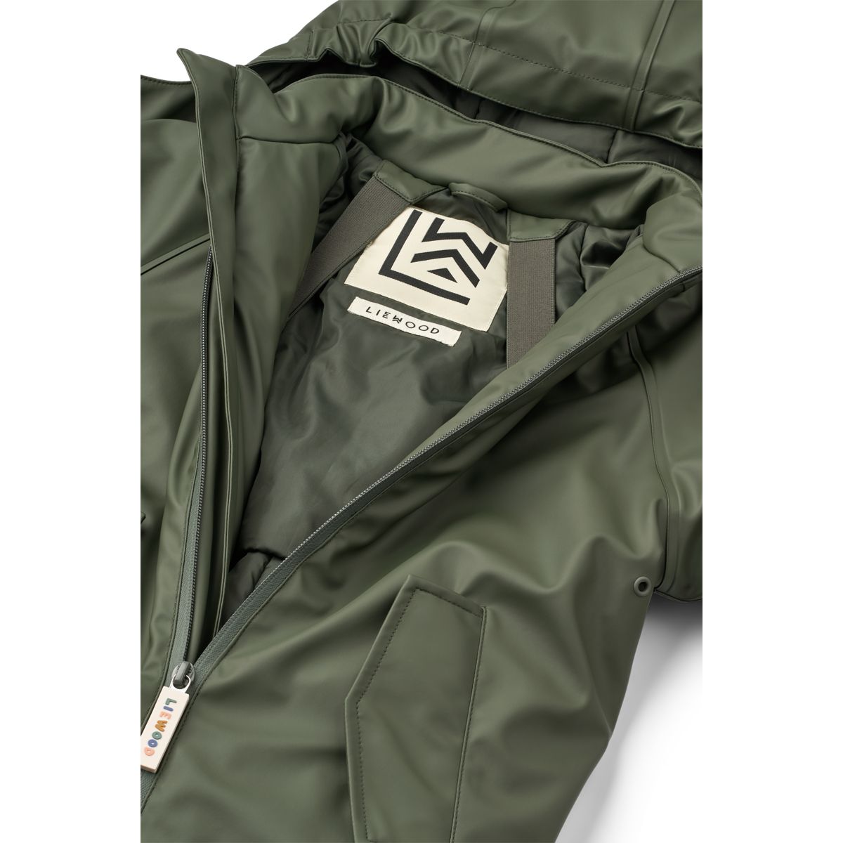 Liewood Combinaison de Pluie MADDY en PU - Hunter green - SUIT