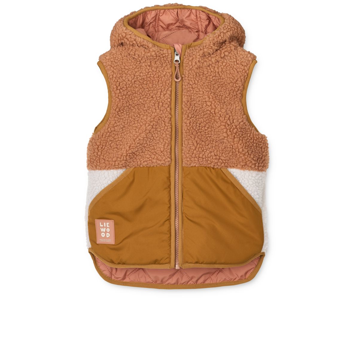 Liewood Veste Polaire Réversible DIANA - Tuscany rose mix - Weste