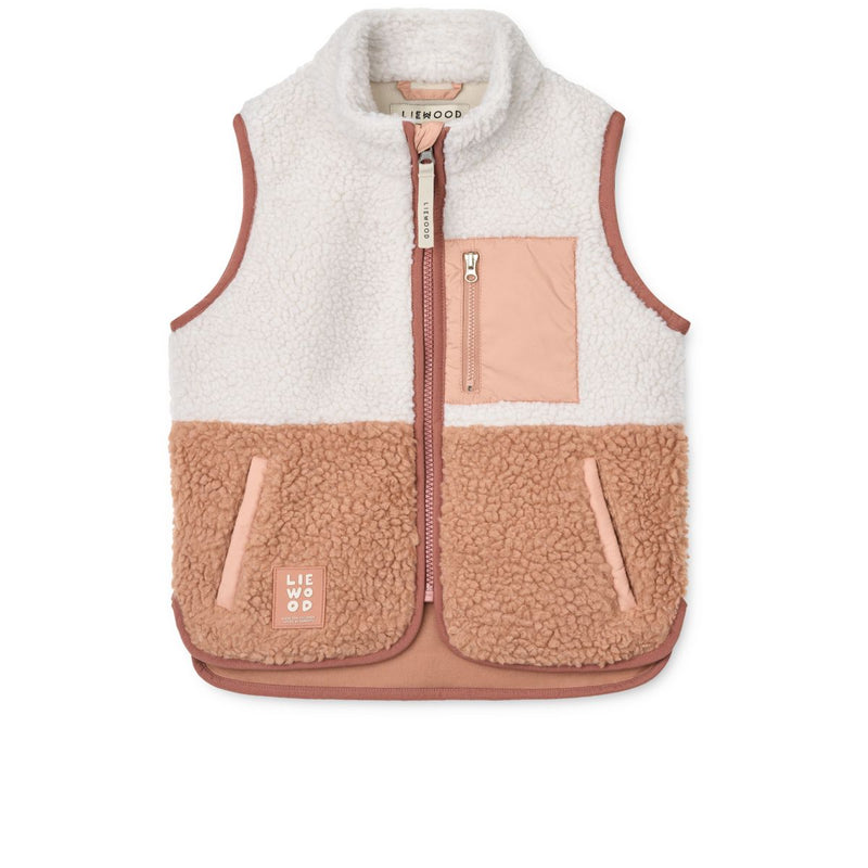 Liewood Gilet Polaire VADA - Tuscany rose multi mix - Weste