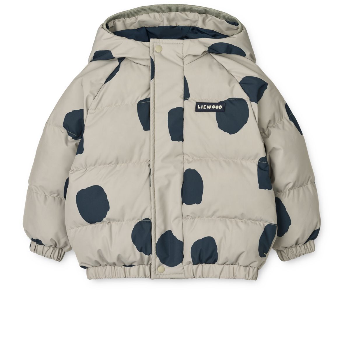 Liewood Adelina Jacket with ears - Spot dots / Mist - JACKET