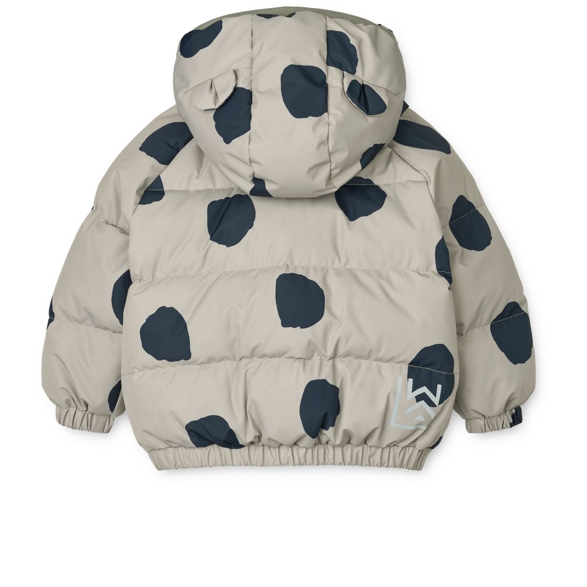 Liewood Adelina Jacket with ears - Spot dots / Mist - JACKET