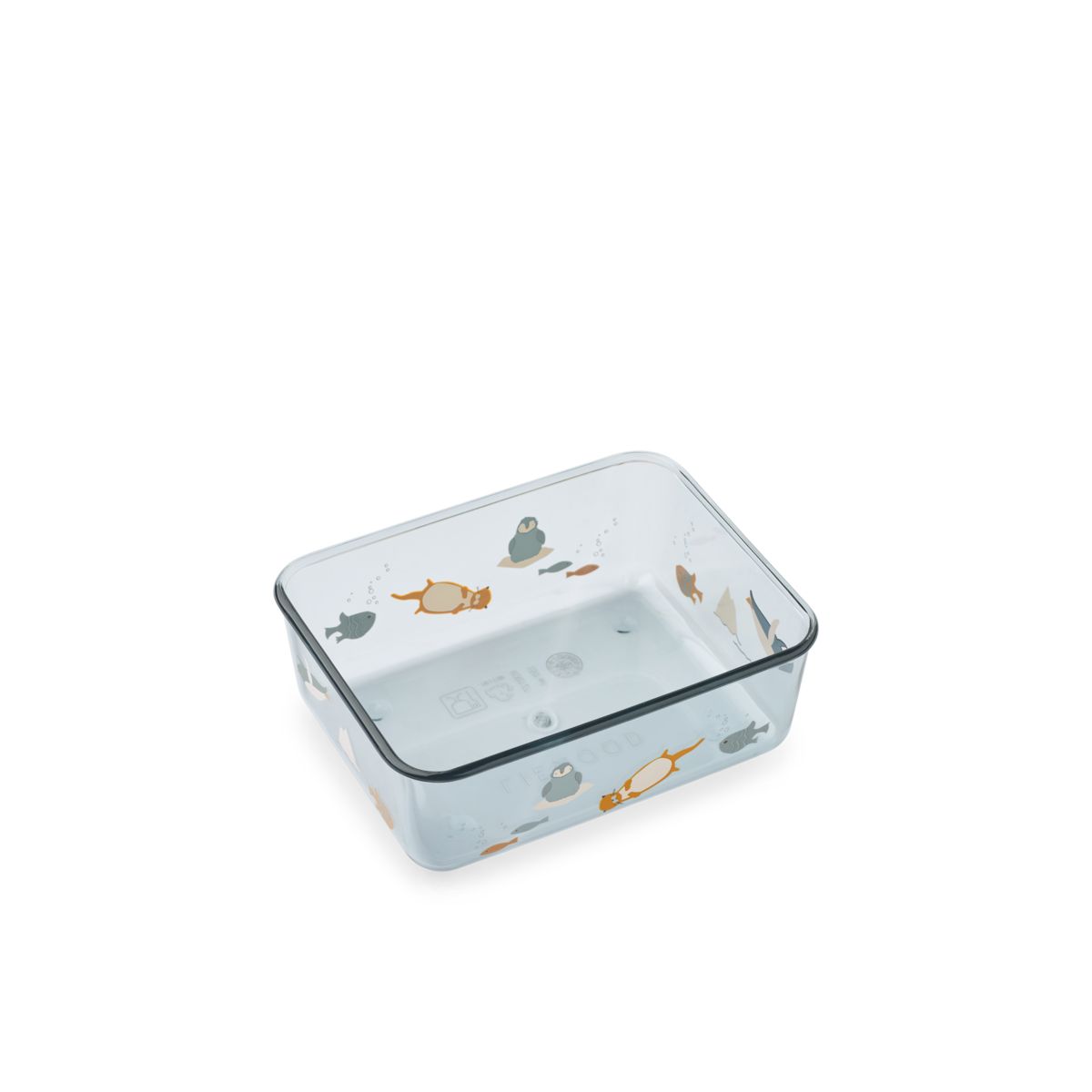 Liewood Ako Tritan Snack Box - Arctic Sea / Ocean view - SNACKBOX