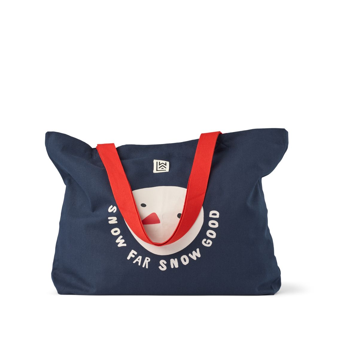 Liewood Large Tote Bag - Snow far snow good / Classic navy - TOTEBAG
