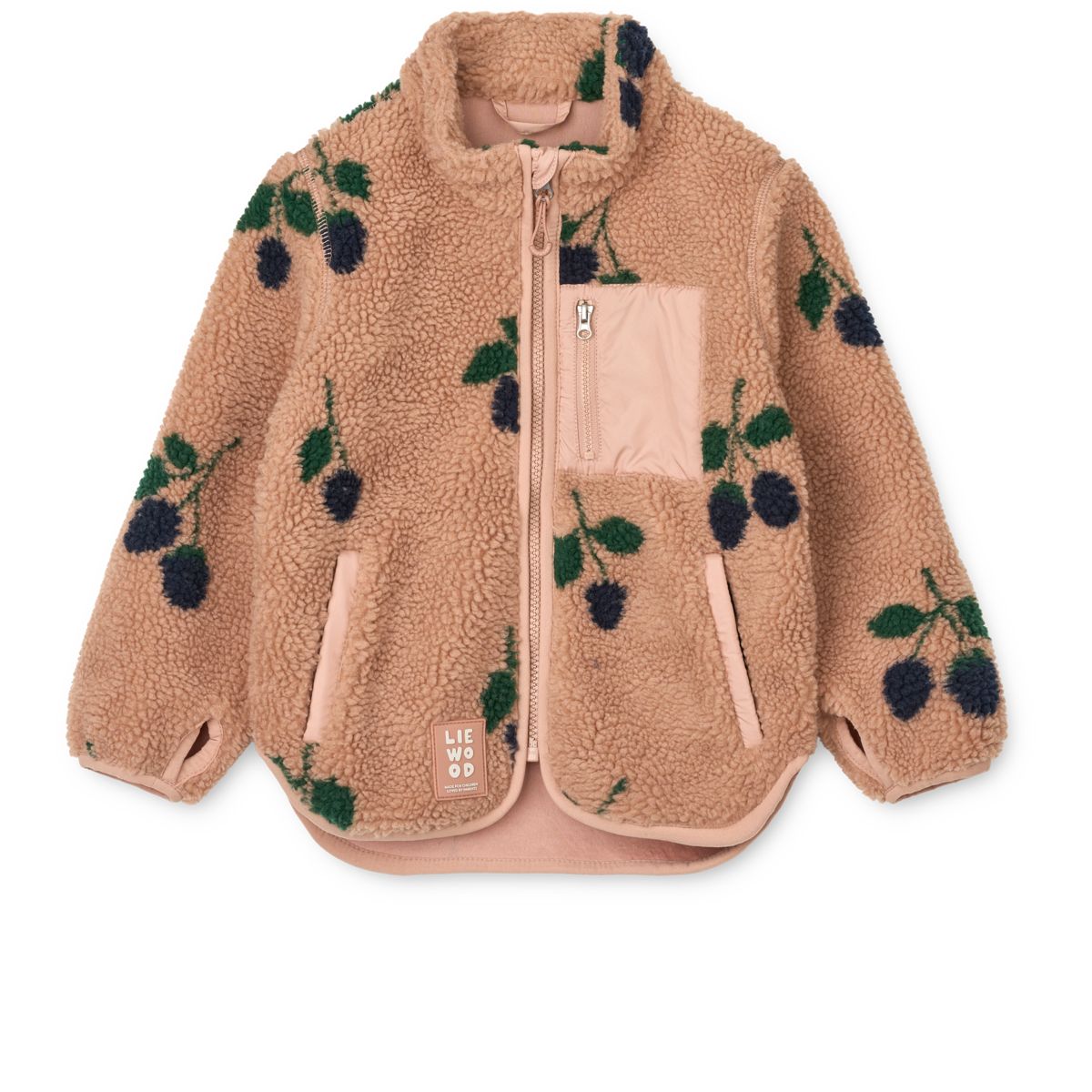 Liewood Veste en Polaire NOLAN - Berry / Pale Tuscany - Veste
