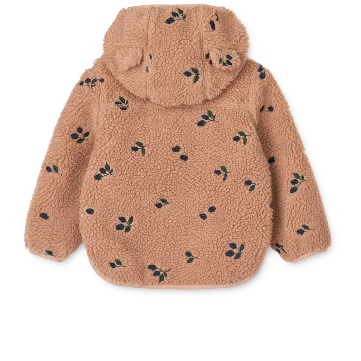 Liewood Polaire Mara Avec Oreilles - Berry / Pale tuscany / Embroidery - Veste