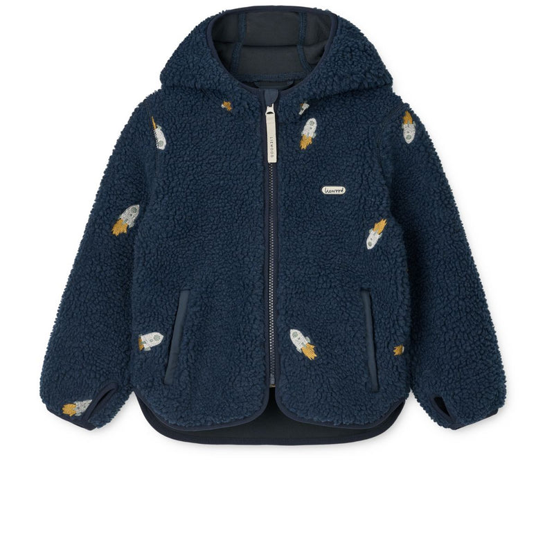 Liewood Polaire Mara - Rocket / Classic navy / Embroidery - Veste