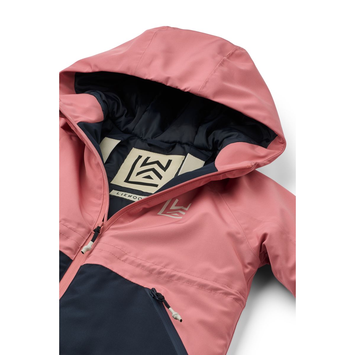 Liewood Veste d'Hiver KALLE - Dusty rose / Classic navy - Veste