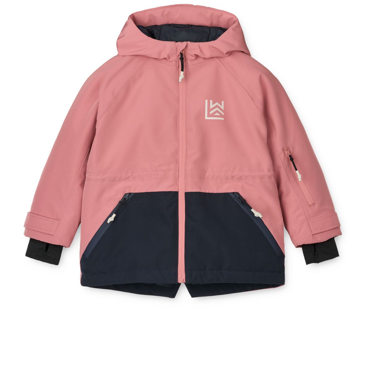 Liewood Kalle winter jacket - Dusty rose / Classic navy - JACKET