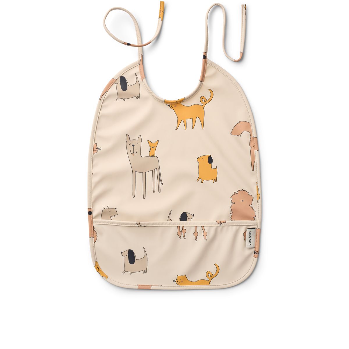 Liewood Bavoir Lai - Cats and Dogs / Sandy - Bavoir